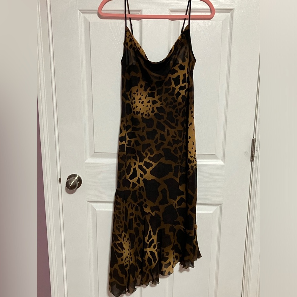 *🧡3/20$*NWOT*Animal Print Sheer Dress